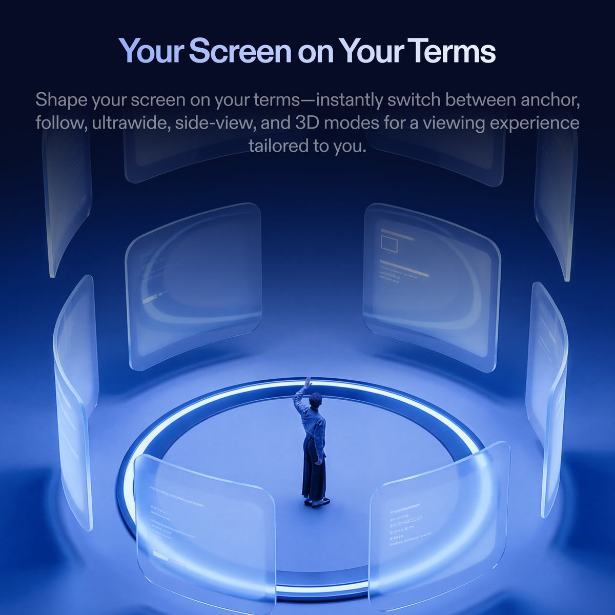 Glasses with Screen – 500" Simulated Cinema, 1200p, 52° FOV, Spatial Chip – glasses with screen – photo 5 of 11