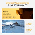 Screen Glasses – Sony 0.68" Micro-OLED, 50° FOV, 120 Hz with Electrochromic Dimming – screen glasses – photo 7 of 11