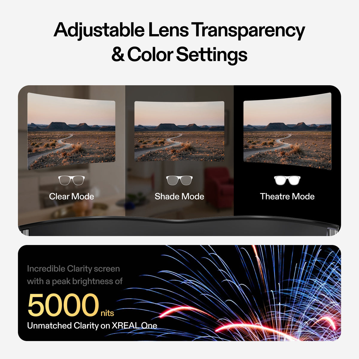 Screen Glasses – Sony 0.68" Micro-OLED, 50° FOV, 120 Hz with Electrochromic Dimming – screen glasses – photo 9 of 11