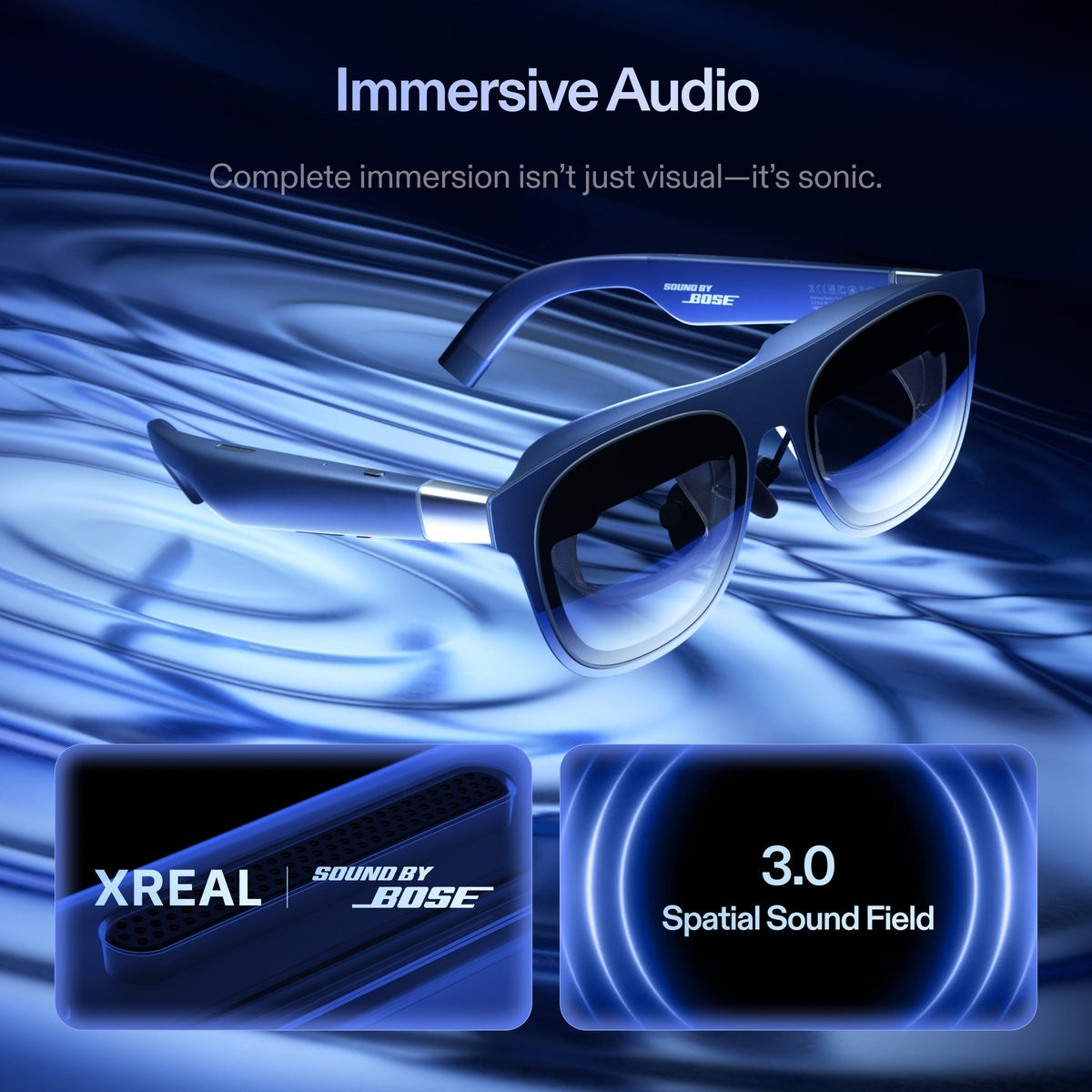 Glasses with Screen – 500" Simulated Cinema, 1200p, 52° FOV, Spatial Chip – glasses with screen – photo 10 of 11