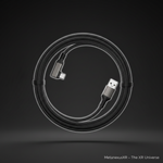 USB-A to USB-C connector on the 1m VR link cable — Metanexus XR