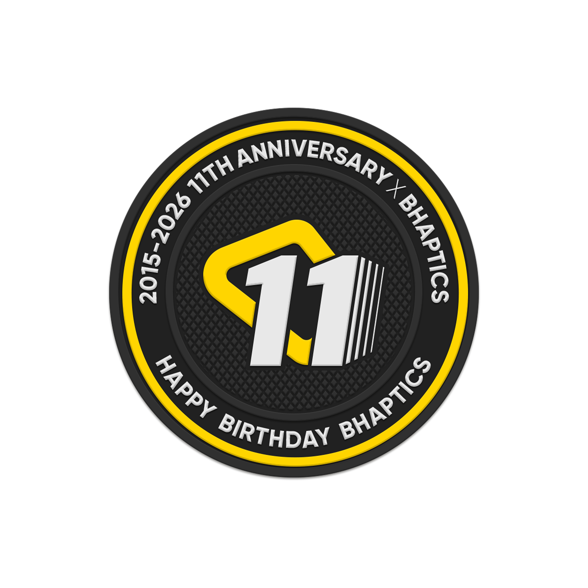 Magnetic Badge – 11th Anniversary Commemorative Badge for a Lightweight Haptic Vest – magnetic badge – photo 1 of 1
