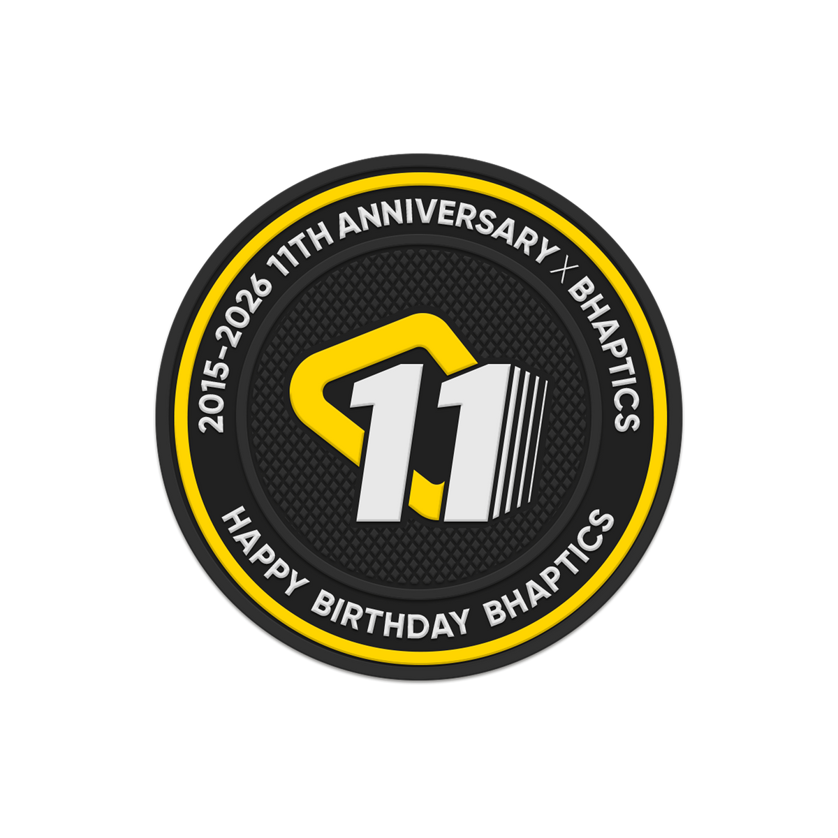 Magnetic Badge – 11th Anniversary Commemorative Badge for a Lightweight Haptic Vest – magnetic badge – photo 1 of 1