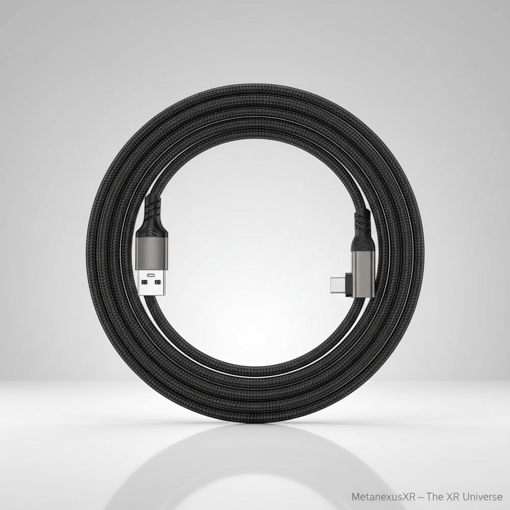 VR cable 1m USB 3.2 fast charging for Oculus Quest, SKU 662802096A — Metanexus XR