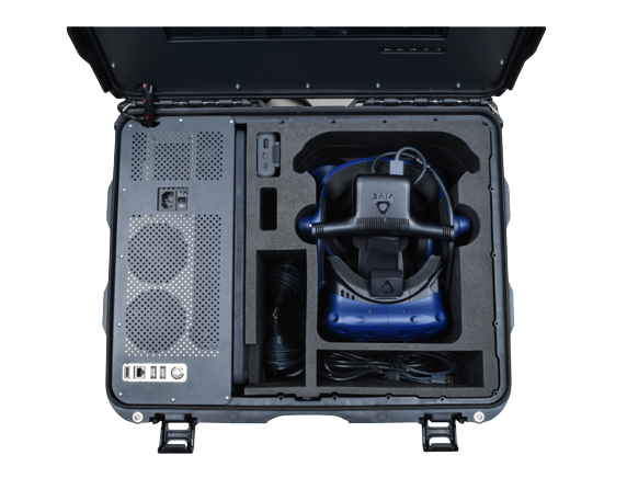 Portable VR PC Case – Rugged Case with Built-In Mini Desktop and Screen – portable vr pc case – photo 4 of 10