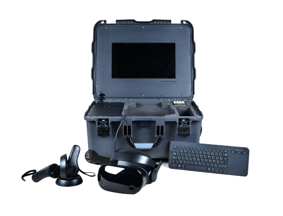 Portable VR PC Case – Rugged Case with Built-In Mini Desktop and Screen – portable vr pc case – photo 3 of 10