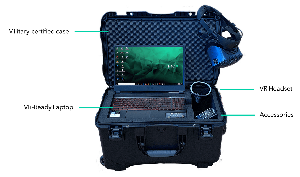 Laptop Hard Case for VR – IP67 Rolling Case for Laptop, Headset and Accessories – laptop hard case – photo 6 of 10