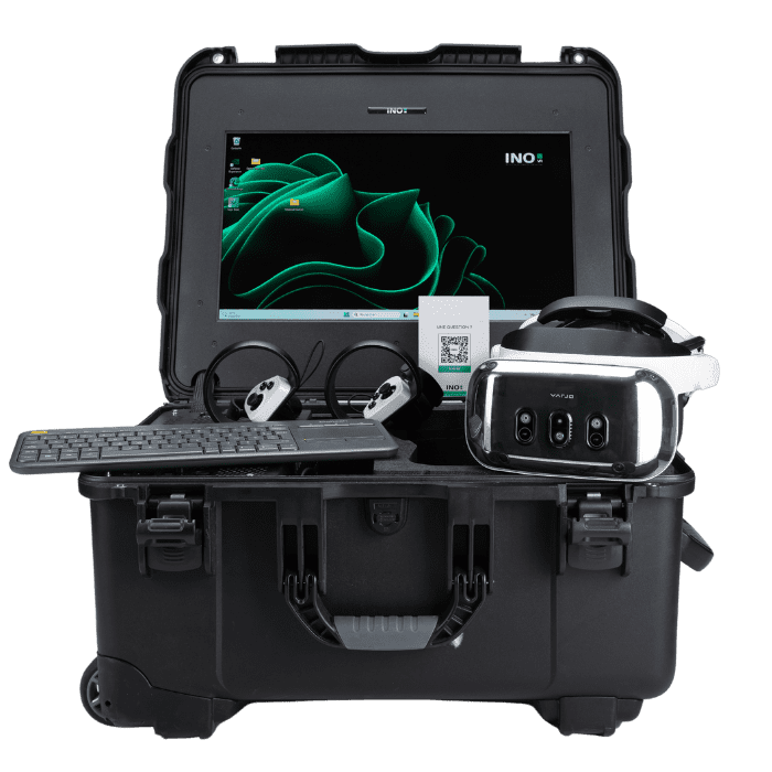 Portable VR PC Case – Rugged Case with Built-In Mini Desktop and Screen – portable vr pc case – photo 1 of 10