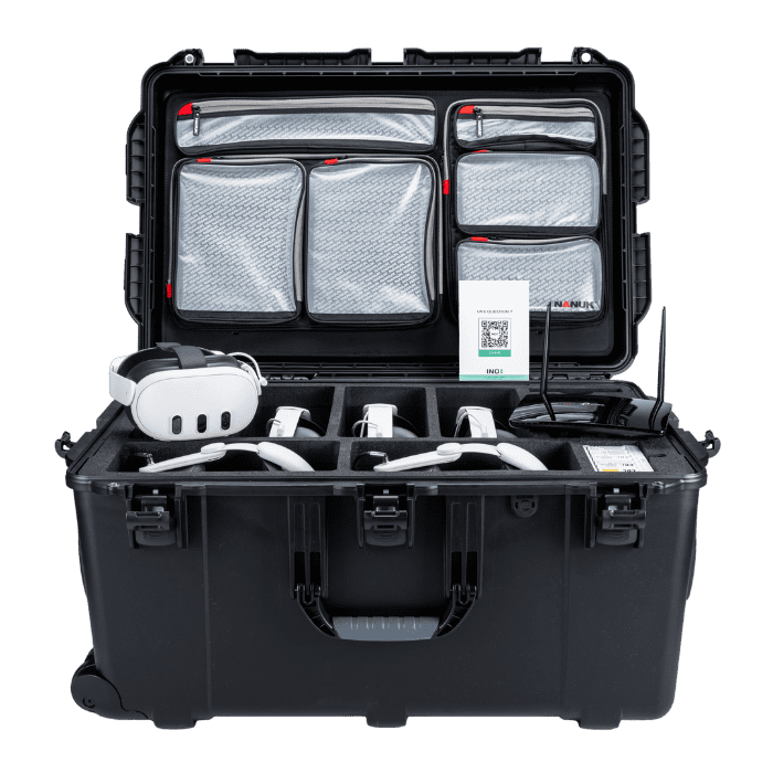 Multi Headset Charging Case – Carry and Charge 3, 4 or 6 Standalone Headsets – multi headset charging case – photo 1 of 12