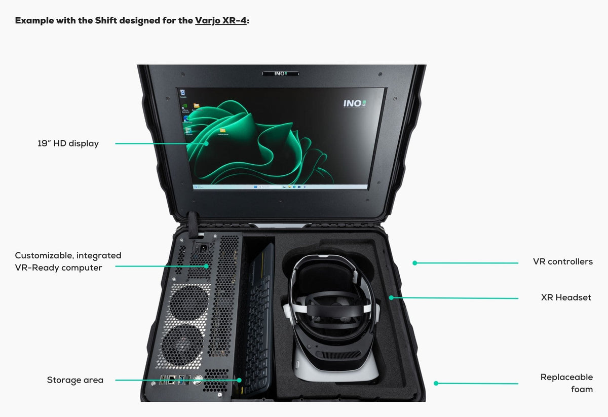 Portable VR PC Case – Rugged Case with Built-In Mini Desktop and Screen – portable vr pc case – photo 6 of 10