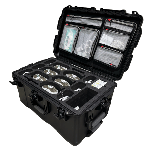 Multi Headset Charging Case – Carry and Charge 3, 4 or 6 Standalone Headsets – multi headset charging case – photo 6 of 12