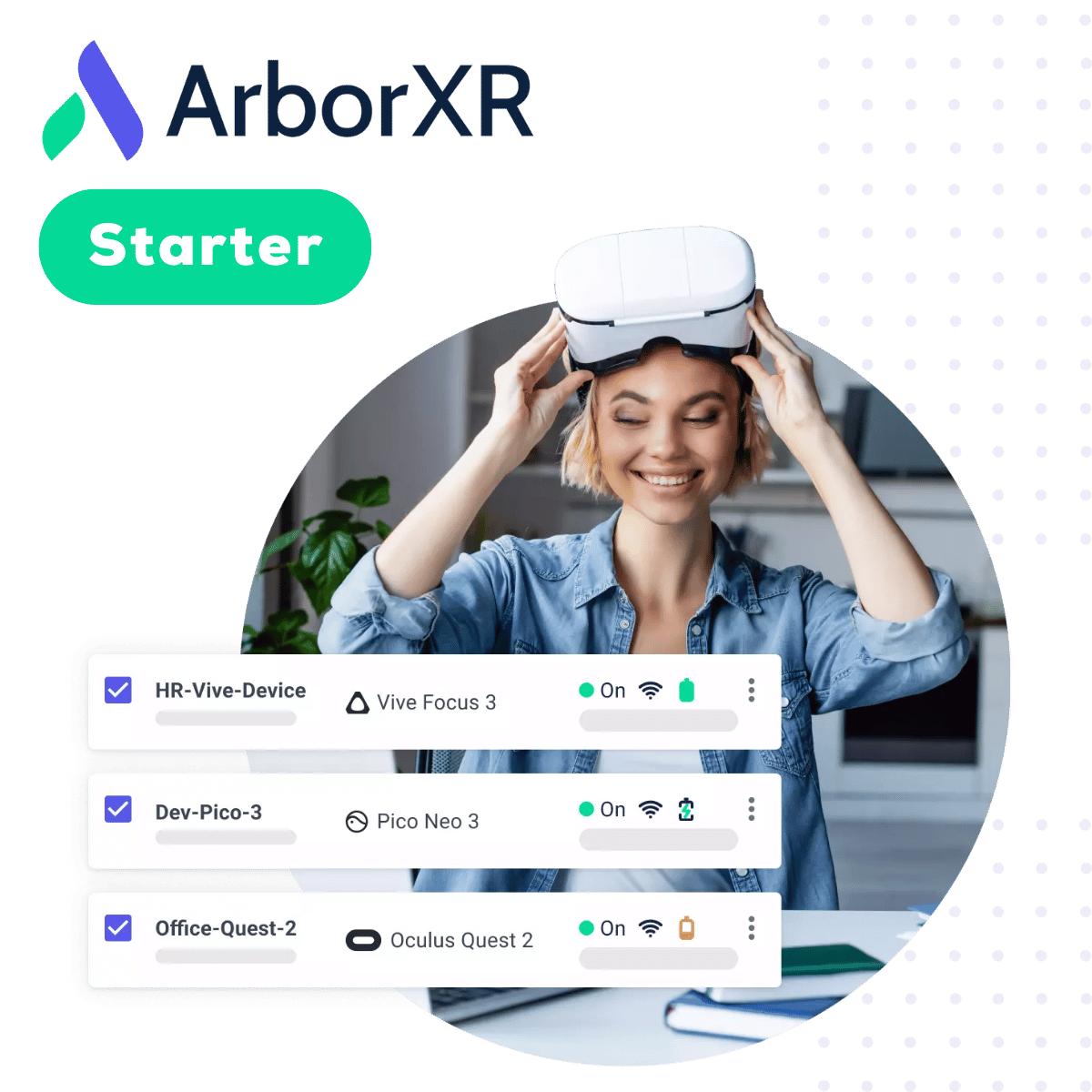 XR Device Management – Starter Annual Plan for Small Headset Fleets – XR device management Starter licence – photo 1 of 3