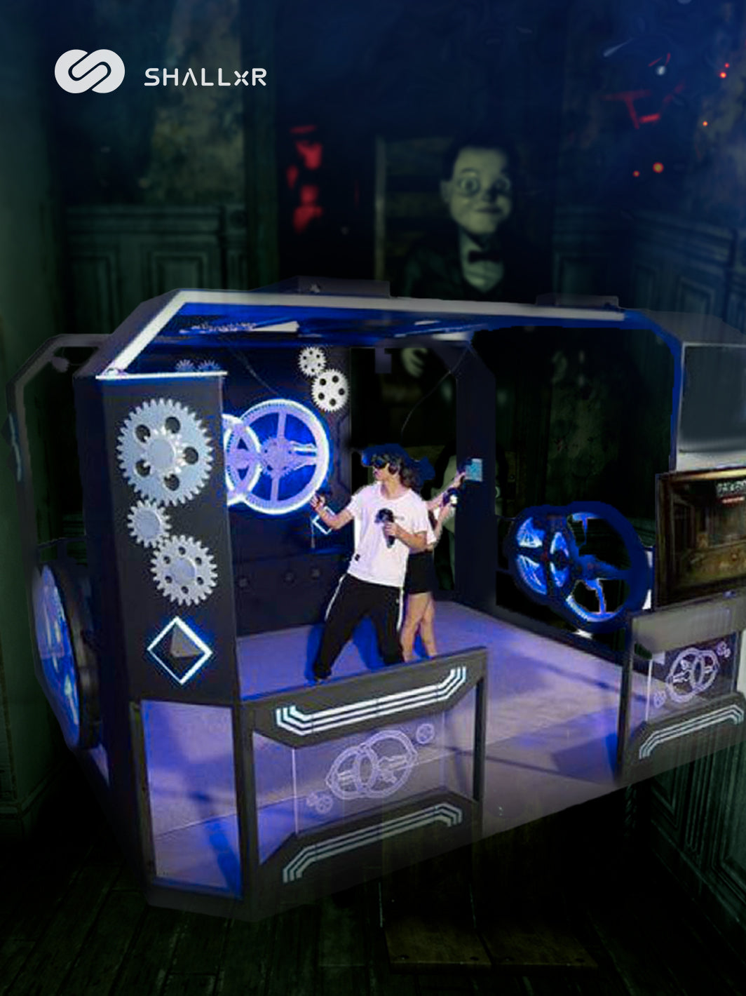 VR Escape Room – Semi-Closed Cage Arena with Spatial Tracking – vr escape room – photo 1 of 6