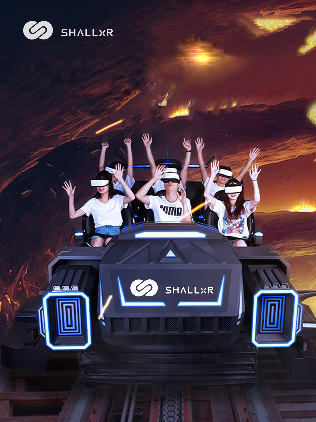 9D VR Cinema – Six-Seat Spaceship Cabin with 360° View – 9d vr cinema – photo 1 of 6