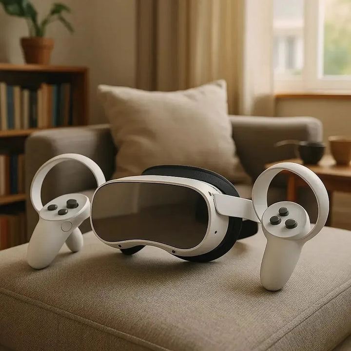 20250412_1037_Sleek VR Setup_remix_01jrmnnx5ffqnvnqvg6xv71j5a