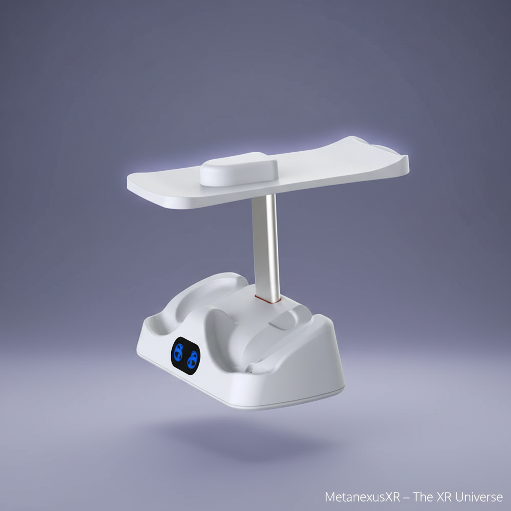 DOBE TP5-2515 base with headset on holder bracket, SKU 680701327A