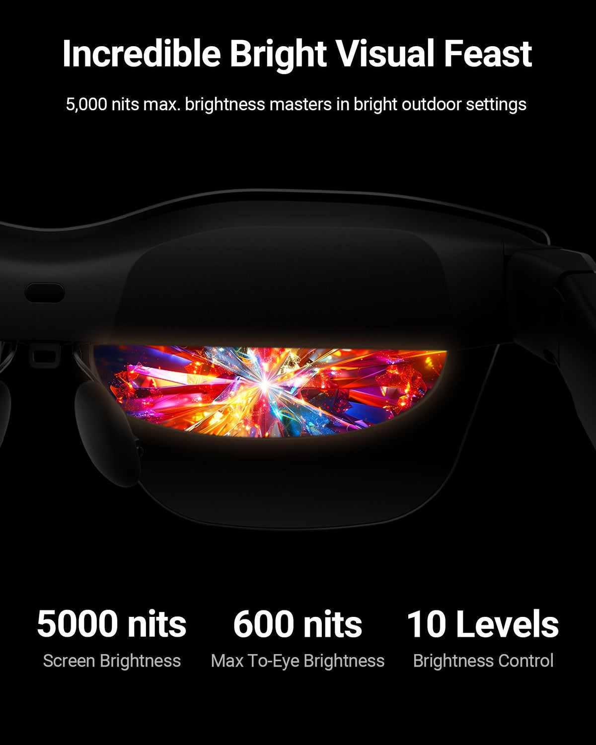 TV Glasses – 201" Sony Micro-OLED Screen with Quad-Speaker Audio, 120 Hz – tv glasses – photo 7 of 19