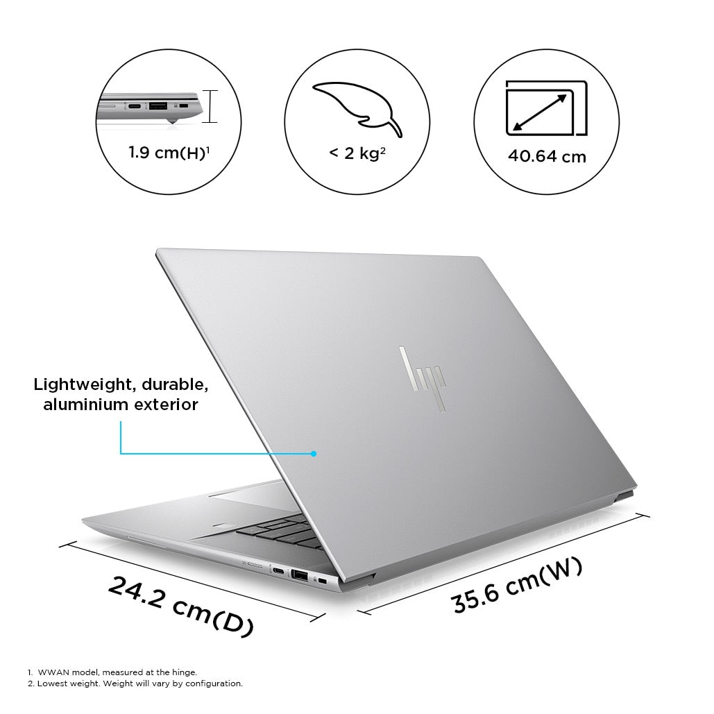 RTX 4080 Laptop – Slim 16" Aluminium Workstation, RTX 4080 or 4070 – slim RTX 4080 VR laptop workstation – photo 12 of 13