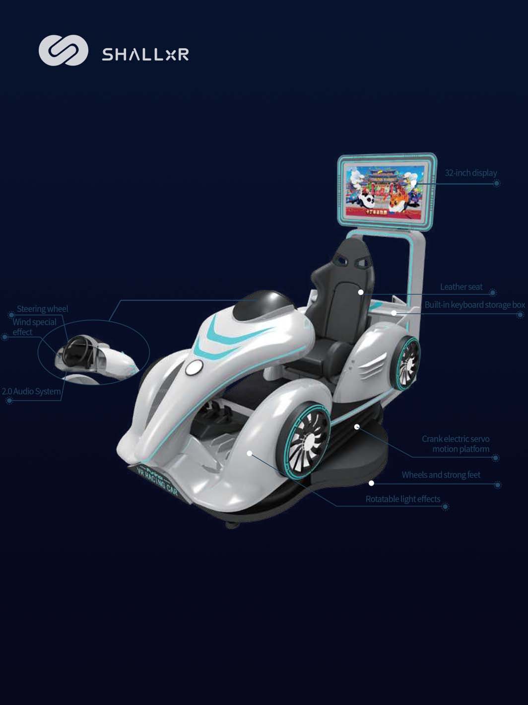 VR Kart Racing Simulator – Multiplayer Kart Cabinet with Exclusive Content – vr kart racing – photo 4 of 6