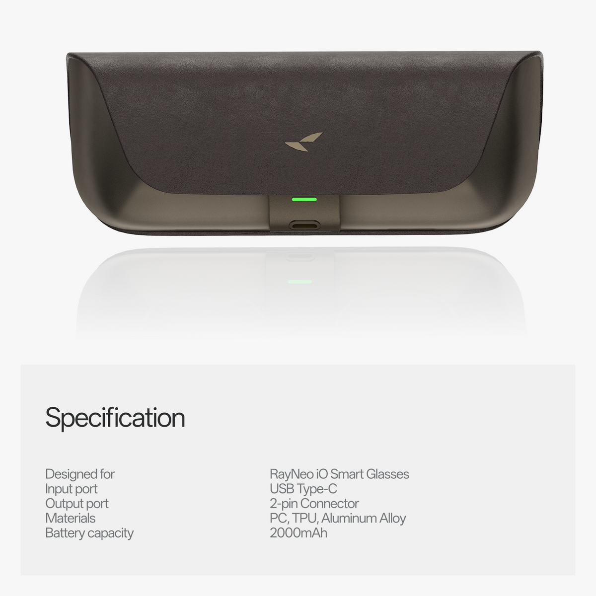 Smart Glasses Charging Case – 2,000 mAh, Up to 5 Full Charges – smart glasses charging case – photo 4 of 4