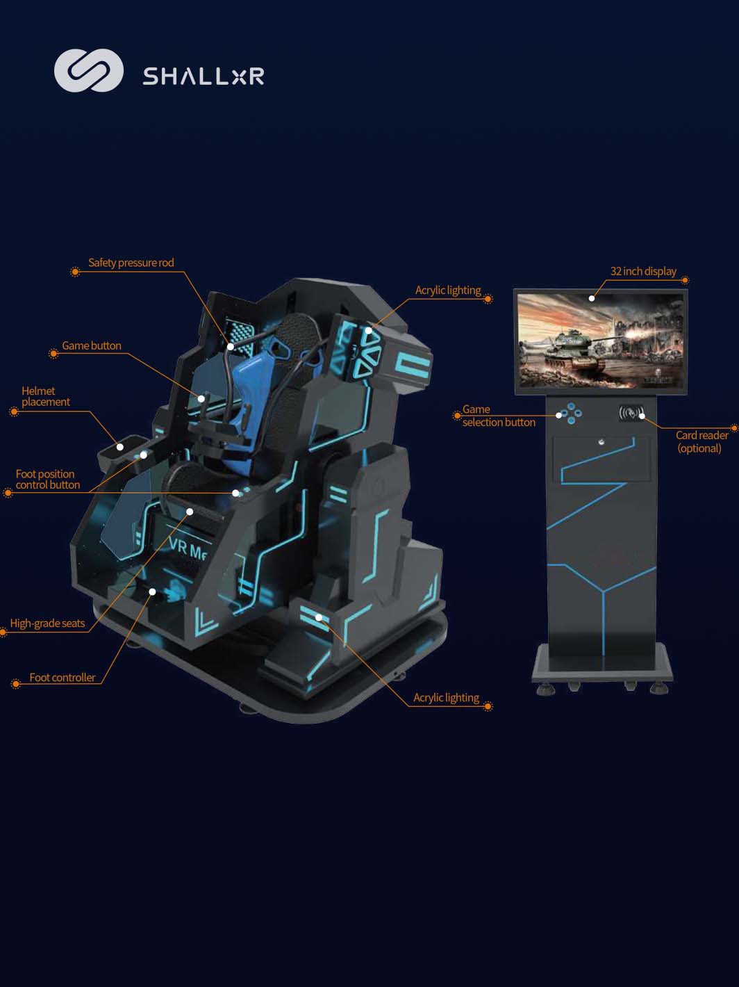 Mecha VR Shooting Simulator – 360° Rotation with Large Pitch Range – mecha vr shooting simulator – photo 4 of 6