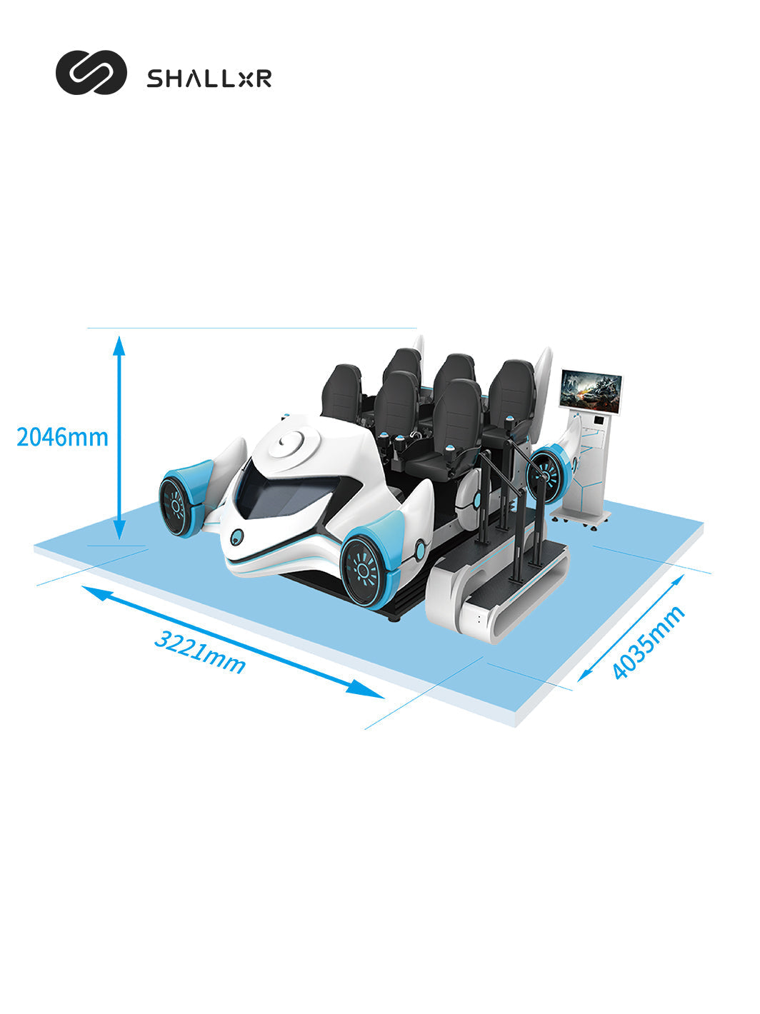 VR Warship Pod – Six-Seat 360° Full-View Family Attraction – vr warship pod – photo 3 of 5