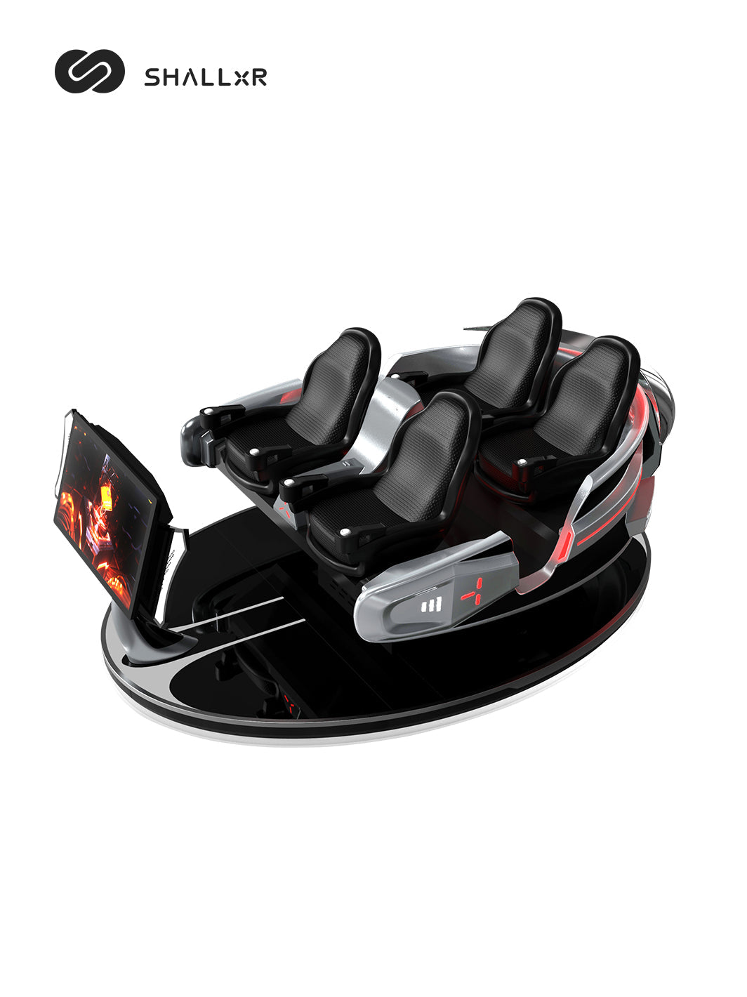 4 Seat VR Spaceship Ride – 3-Axis Platform, 43" Touch Control, Smoke Effects – 4 seat vr spaceship ride – photo 3 of 6