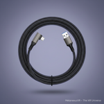 USB-A to USB-C connector on the 3m USB 3.2 Gen2 VR cable — Metanexus XR