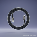 USB-A to USB-C connector on the 2m VR link cable — Metanexus XR