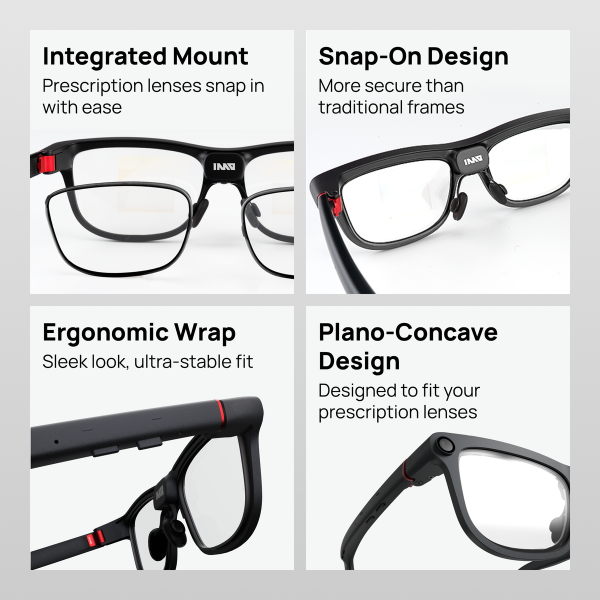 Prescription Lenses for Smart Glasses – Custom Clip-In Lenses, Index 1.60–1.74 – prescription lenses for smart glasses – photo 4 of 4