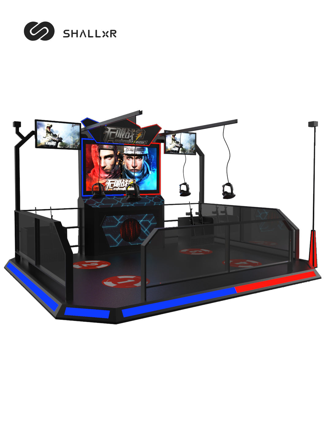 4 Player VR Shooting Arena – Red vs Blue PvP/PvE with Rankings – 4 player vr shooting arena – photo 2 of 6