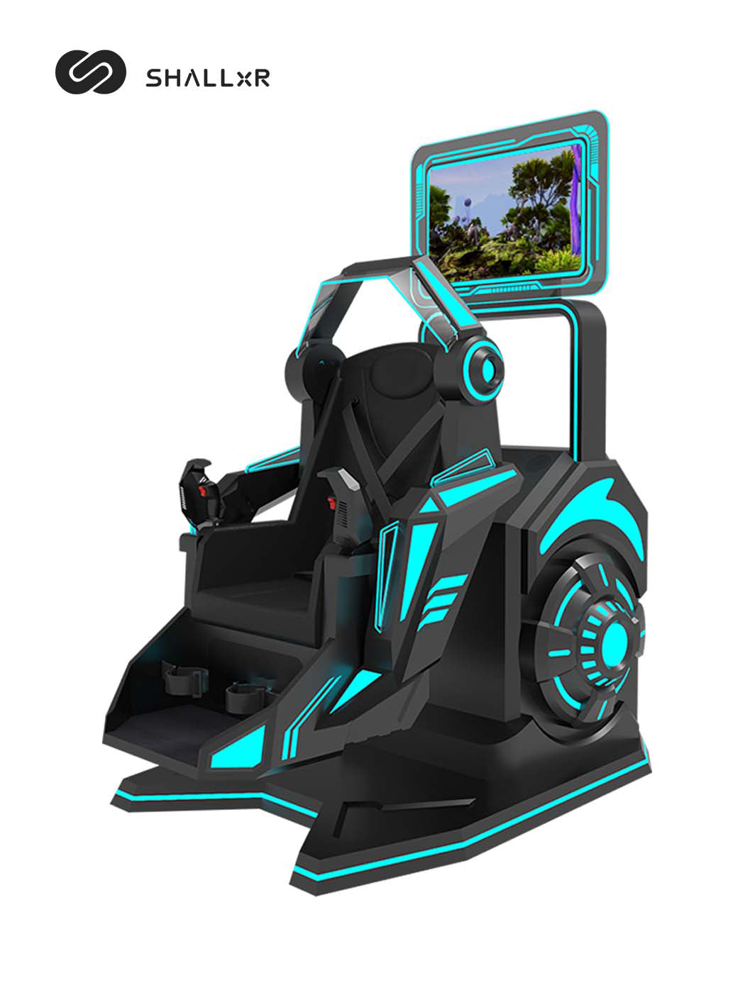 VR Rotating Chair – 360° Rotation plus 27° Tilt Single-Rider Simulator – vr rotating chair – photo 2 of 6