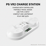 Type-C power input on the PS VR2 controller charging dock — Metanexus XR