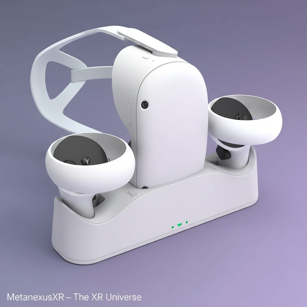 JYS dock with Quest 2 headset on stand, SKU C0010737A