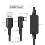 For Meta Quest 3 / PICO 4 VR Data Cable 5m USB to Type-C PC Link Streaming Fast Charging Cord with Amplifier TVCMALL