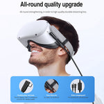 For Meta Quest 3 / PICO 4 VR Data Cable 5m USB to Type-C PC Link Streaming Fast Charging Cord with Amplifier TVCMALL
