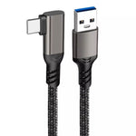 For Oculus Quest 1 / 2 1m 3A USB3.2 Gen2 Fast Charging Link Cable VR Headset USB-A to USB-C 10Gbps Data Transfer Cord Metanexus XR
