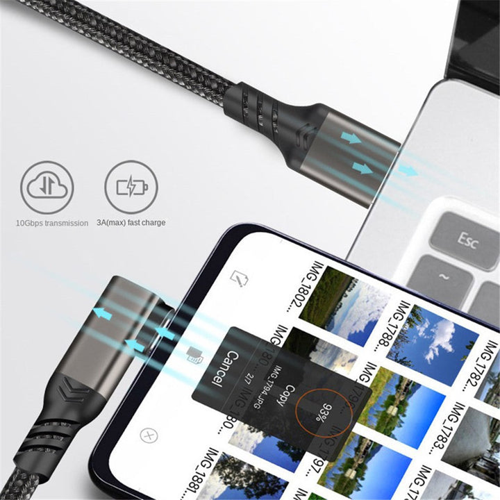 For Oculus Quest 1 / 2 VR Headset Link Cable 1.5m USB3.2 Gen2 3A Fast Charging Cable USB-A to USB-C 10Gbps Data Cord Metanexus XR