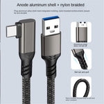 For Oculus Quest 1 / 2 2m USB-A to USB-C VR Headset Link Cable USB3.2 Gen2 3A Fast Charging 10Gbps Data Cord Metanexus XR