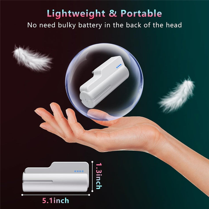 a11 For Meta Quest 3  /  Quest 2 5000mAh 18W Fast Charge Battery Pack with LED Indicator Metanexus XR