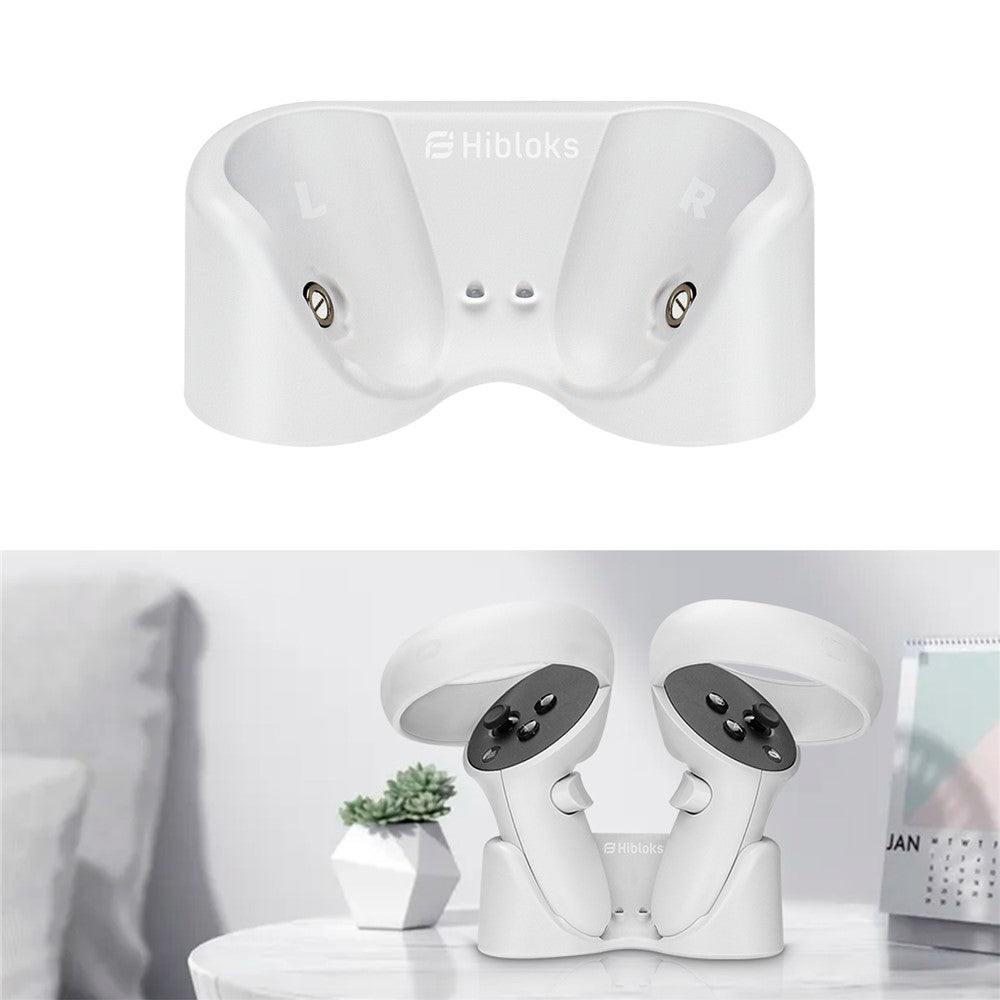 HIBLOKS OQC2101 Magnetic Charging Base Dock for Oculus Quest 2 VR Glasses Handles Metanexus XR