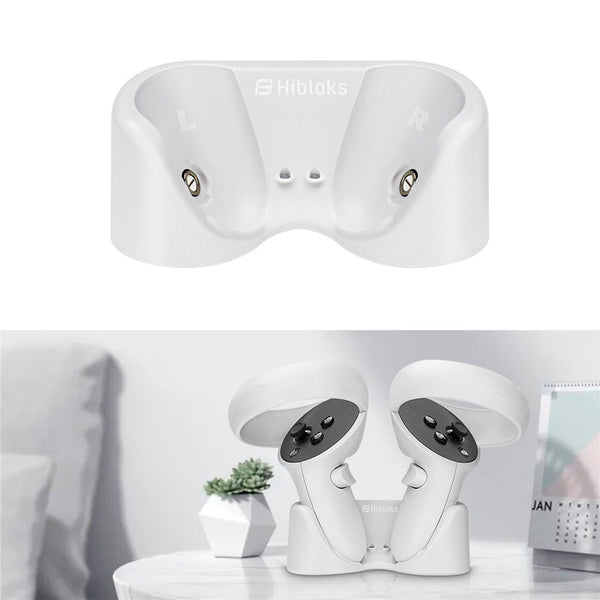 HIBLOKS OQC2101 Magnetic Charging Base Dock for Oculus Quest 2 VR Glasses Handles Metanexus XR