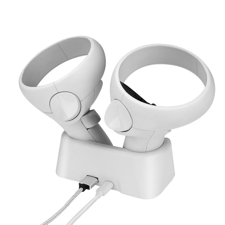 HIBLOKS OQC2101 Magnetic Charging Base Dock for Oculus Quest 2 VR Glasses Handles Metanexus XR