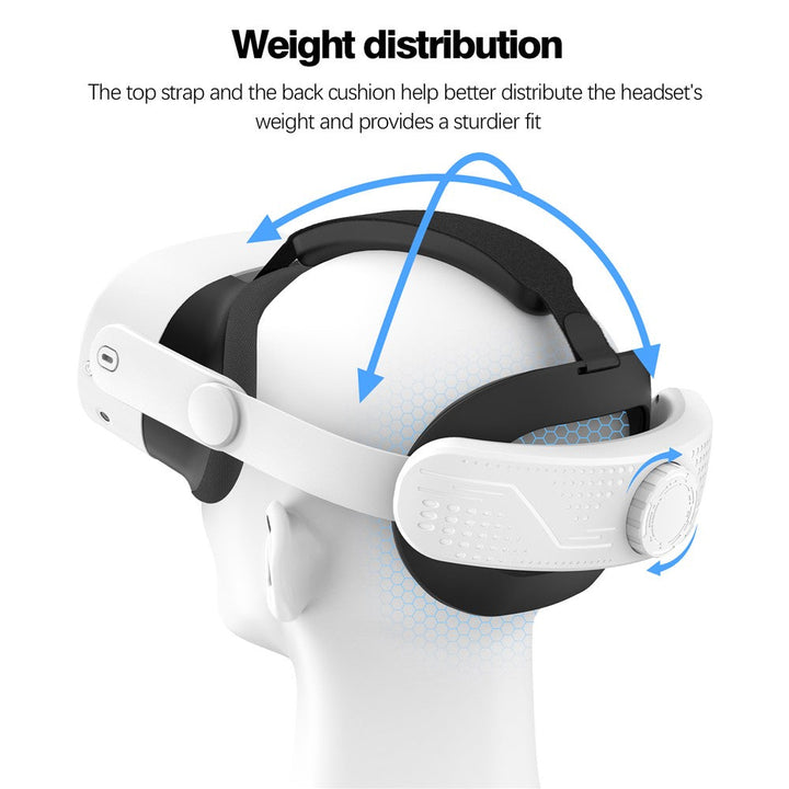 Head Strap for Meta Quest 3S Adjustable Headband VR Headset Accessories Metanexus XR