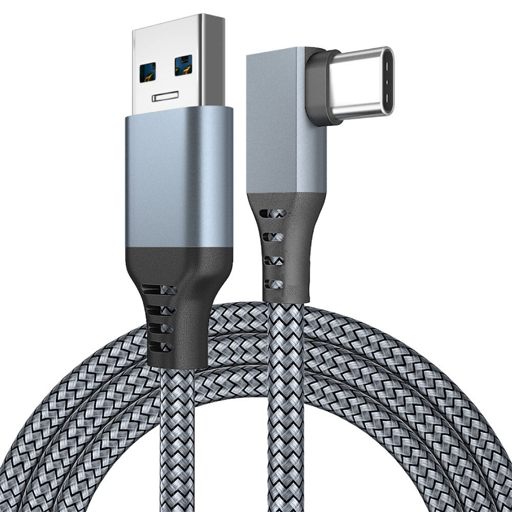 For Oculus Quest 2/1 Link Cable 5m USB 3.1 Type-C High Speed Charging Data Line USB-A to Type-C Braided Cord TVCMALL
