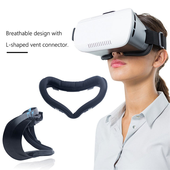 For Oculus Quest 2 Light Blocking VR Facial Interface Replacement Face Pad Anti-sweat Eye Mask Cover VR Glasses Accessories Metanexus XR