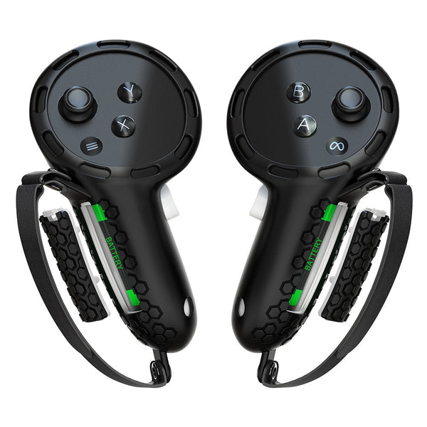 1 Pair For Meta Quest 3 / 3S Handle Controller Cover VR Hand Grip Case Easy to Replace Battery Metanexus XR