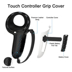 1 Pair For Meta Quest 3 / 3S Handle Controller Cover VR Hand Grip Case Easy to Replace Battery Metanexus XR