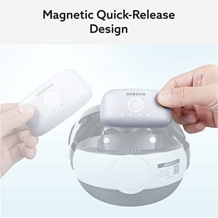 BOBOVR B2 For Meta Quest 2 VR Headset M2 Pro / M3 Pro Head Strap Battery Pack 5200mAh Replacement External Battery Metanexus XR