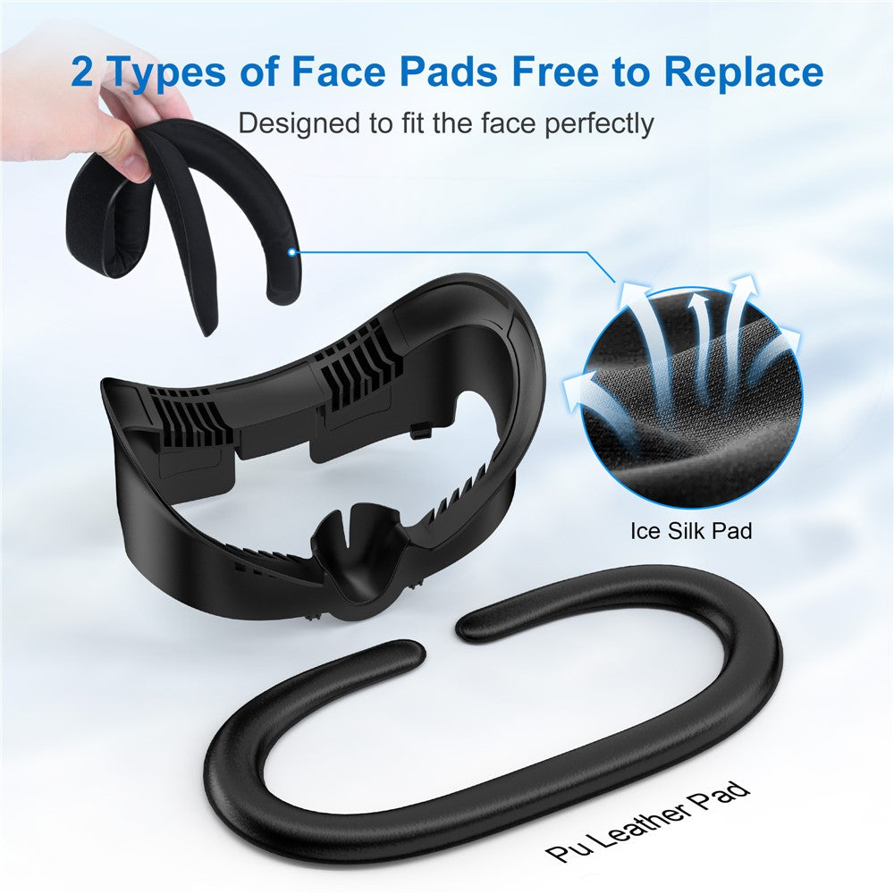 STARTRC GAMES For Meta Quest 3 VR Facial Interface Face Cover Pad Face Cushion Accessories Metanexus XR